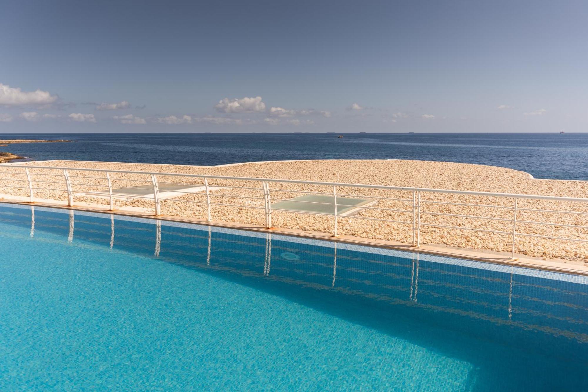 Ferienwohnung Waters-Edge Complex Marsaskala Exterior foto
